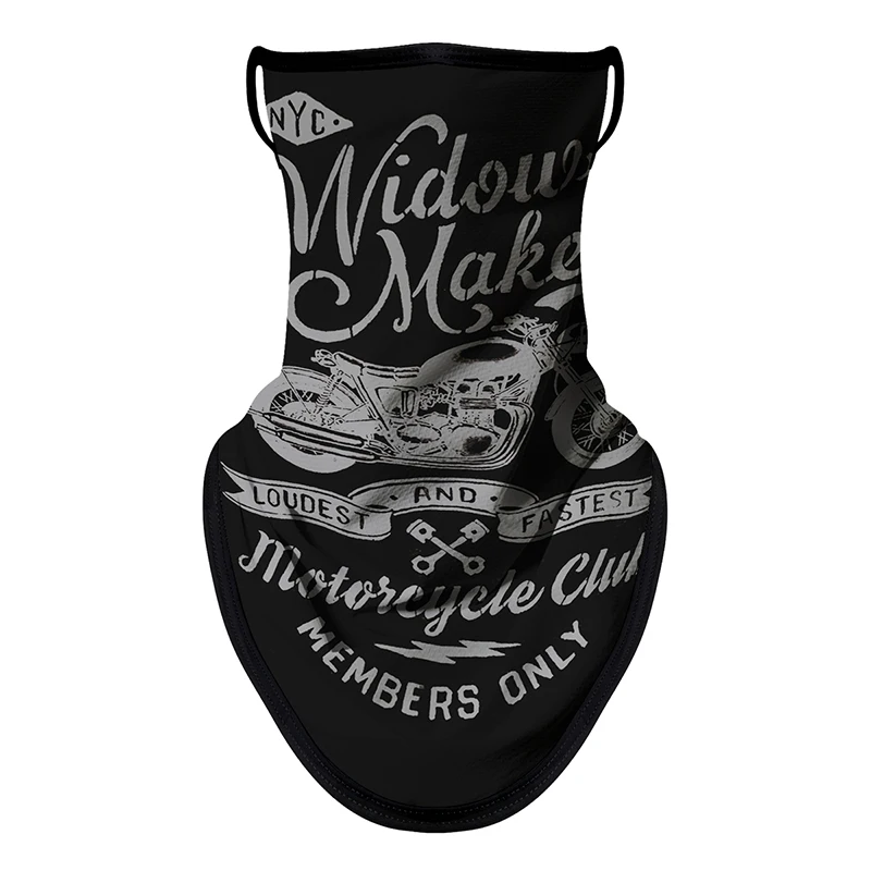 Motorcycle Sun Protection Cycling Scarf Mask Balaclava Skull Multifunction Earloop Neck Mask Unisex Hiking Windproof Neck Cover - Image 22