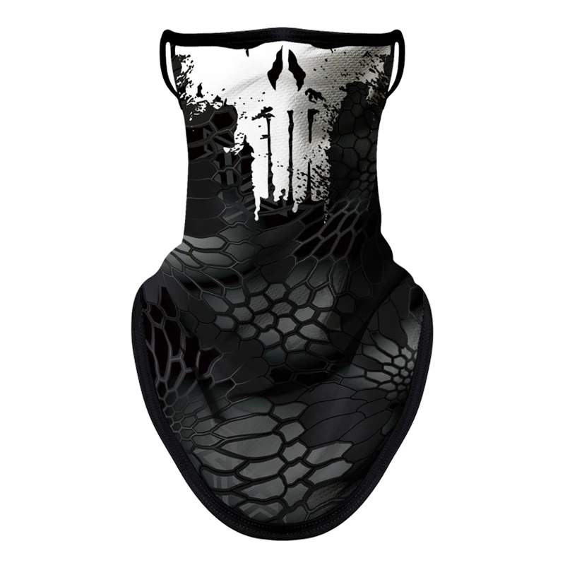 Motorcycle Sun Protection Cycling Scarf Mask Balaclava Skull Multifunction Earloop Neck Mask Unisex Hiking Windproof Neck Cover - Image 15