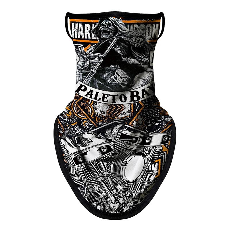 Motorcycle Sun Protection Cycling Scarf Mask Balaclava Skull Multifunction Earloop Neck Mask Unisex Hiking Windproof Neck Cover - Image 25