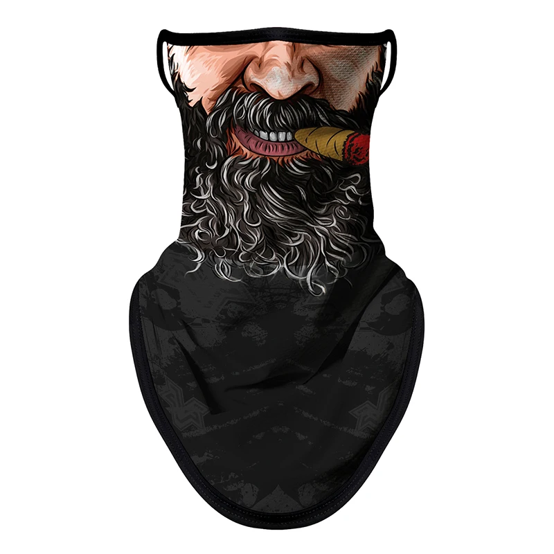 Motorcycle Sun Protection Cycling Scarf Mask Balaclava Skull Multifunction Earloop Neck Mask Unisex Hiking Windproof Neck Cover - Image 8