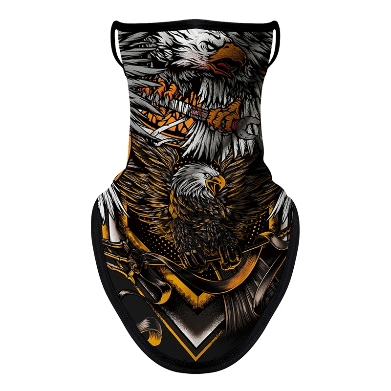 Motorcycle Sun Protection Cycling Scarf Mask Balaclava Skull Multifunction Earloop Neck Mask Unisex Hiking Windproof Neck Cover - Image 23