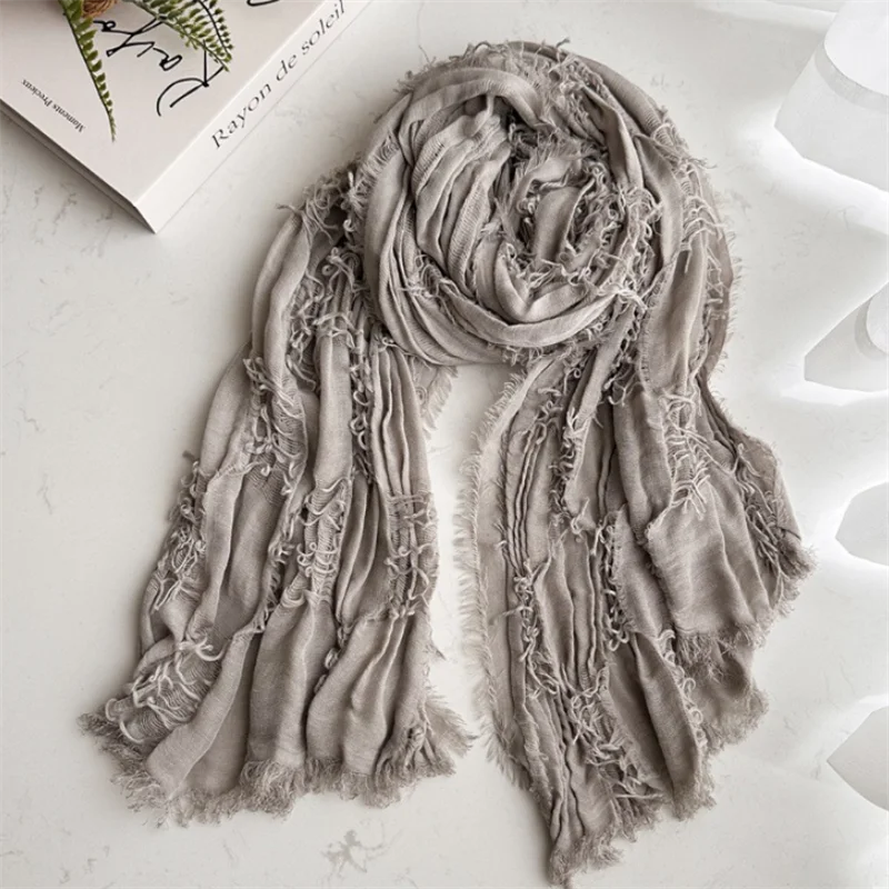 Ruins Style Unisex Steampunk Hip Hop Cotton Linen Scarf Retro Apocalyptic Scarves Techwear Capes Outdoor Tactical Shawl - Image 8