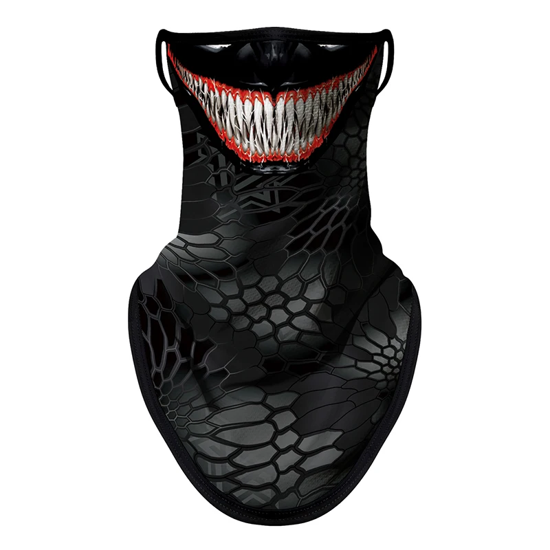 Motorcycle Sun Protection Cycling Scarf Mask Balaclava Skull Multifunction Earloop Neck Mask Unisex Hiking Windproof Neck Cover - Image 10