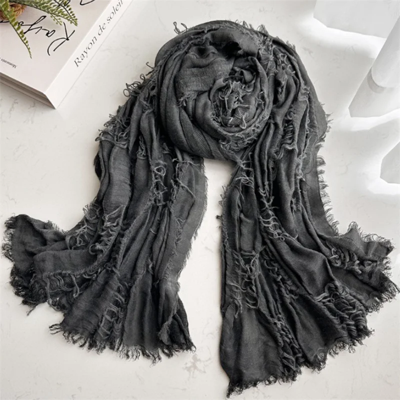 Ruins Style Unisex Steampunk Hip Hop Cotton Linen Scarf Retro Apocalyptic Scarves Techwear Capes Outdoor Tactical Shawl - Image 9