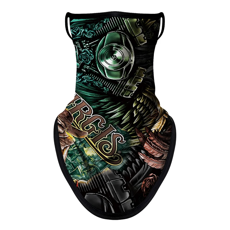 Motorcycle Sun Protection Cycling Scarf Mask Balaclava Skull Multifunction Earloop Neck Mask Unisex Hiking Windproof Neck Cover - Image 27