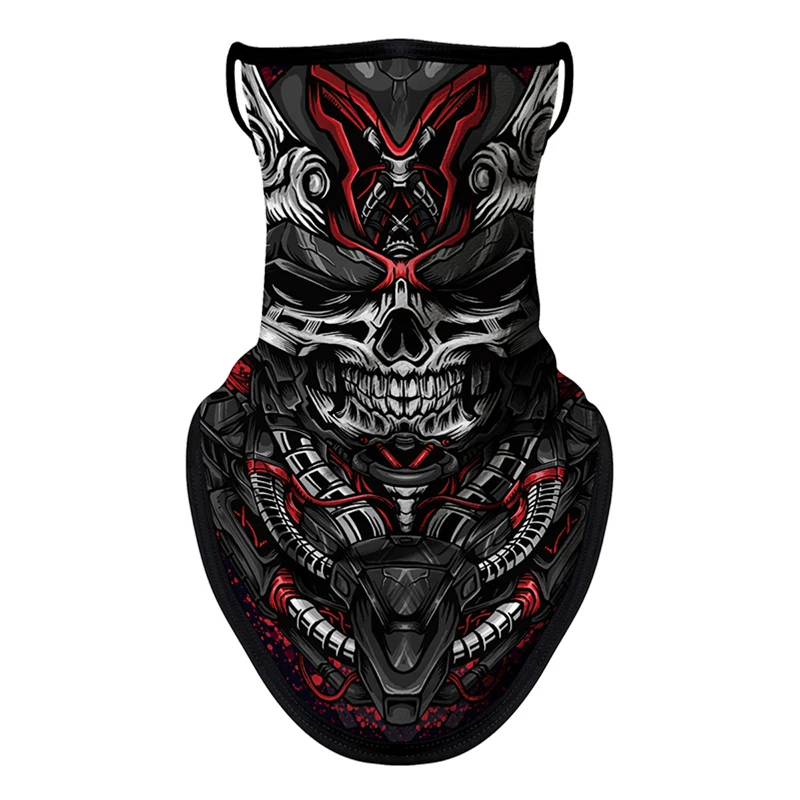 Motorcycle Sun Protection Cycling Scarf Mask Balaclava Skull Multifunction Earloop Neck Mask Unisex Hiking Windproof Neck Cover - Image 34