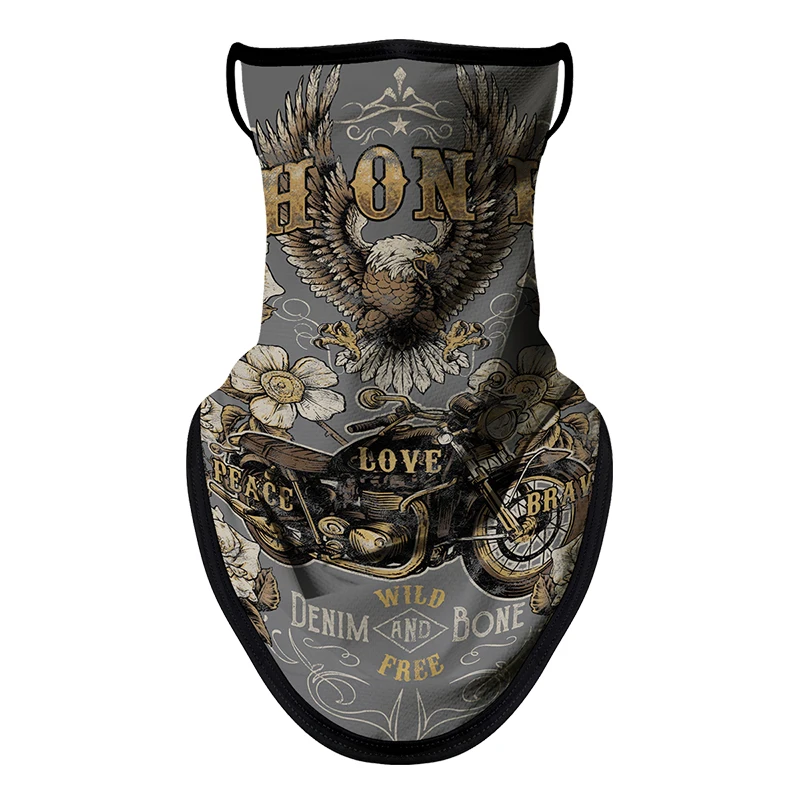 Motorcycle Sun Protection Cycling Scarf Mask Balaclava Skull Multifunction Earloop Neck Mask Unisex Hiking Windproof Neck Cover - Image 32