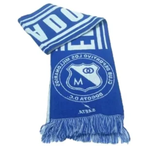 Factory Direct Sales Custom Slogan Logo Knitted Scarves Jacquard 100% Acrylic Knitted Scarves World Football Fans Scarves