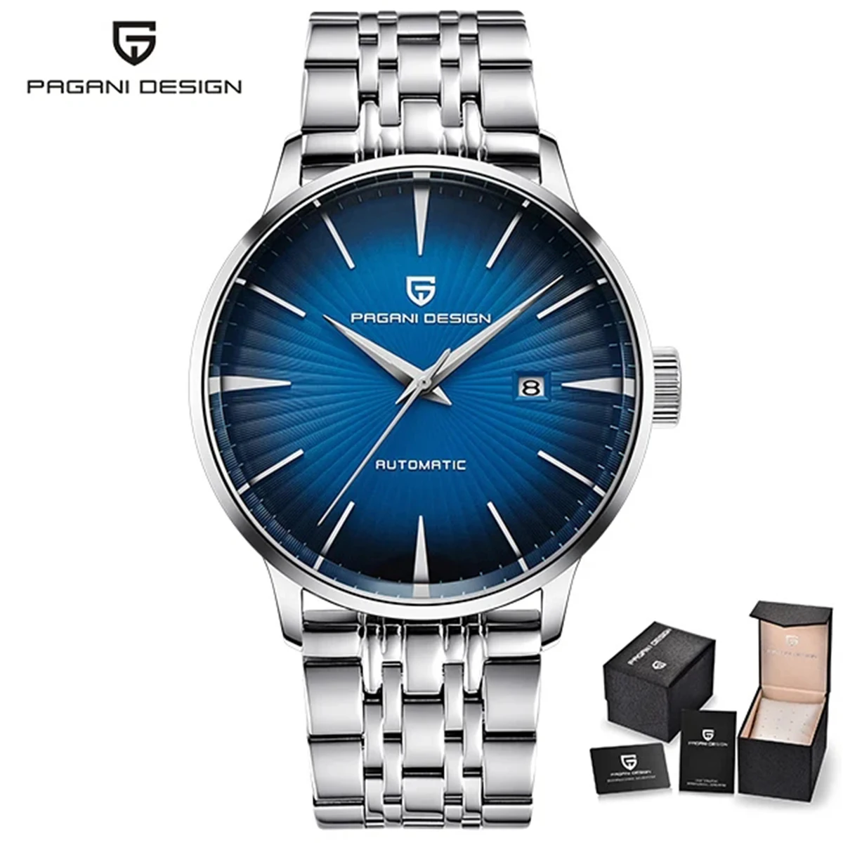 PAGANI DESIGN Men's Watch Fashion Sports Luxury Men's Stainless Steel Automatic Mechanical Business Watch - Image 7