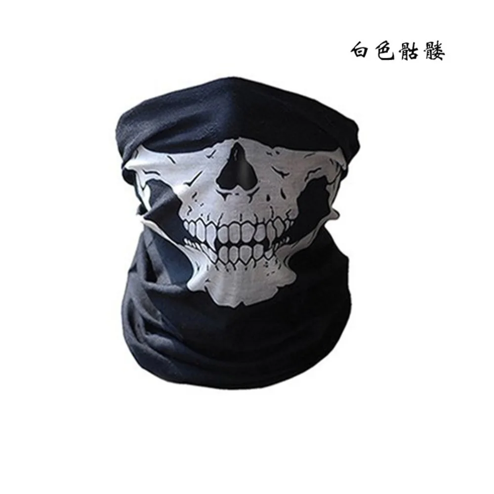 10pcs Skull Seamless Windproof Motorcycle Scarf Breathable Mask Thickened Autumn Cycling Face Cover Balaclava Headwear - Image 4