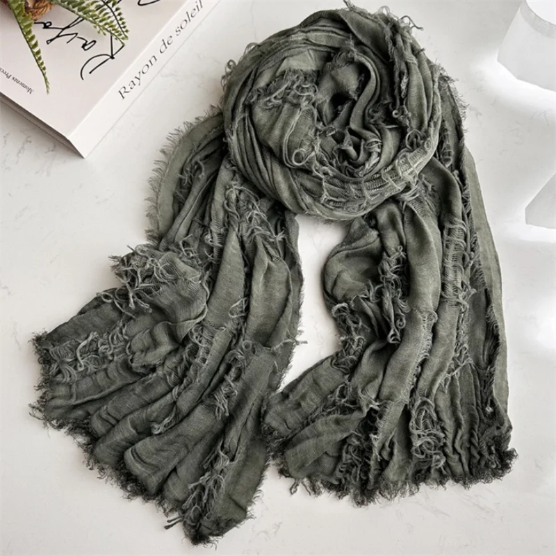 Ruins Style Unisex Steampunk Hip Hop Cotton Linen Scarf Retro Apocalyptic Scarves Techwear Capes Outdoor Tactical Shawl - Image 7