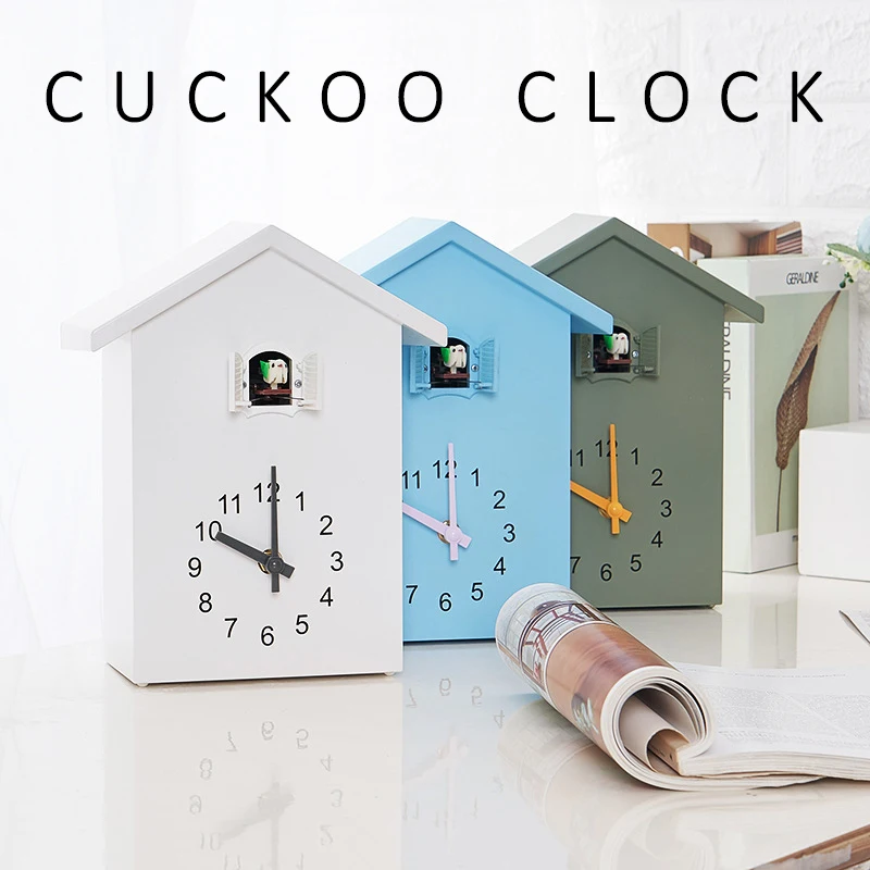 20x25cm Cuckoo Quartz Wall Clock Modern Bird Home Living Room Hanging Watch Horologe Clocks Timer Office Home Decoration Gifts - Image 2