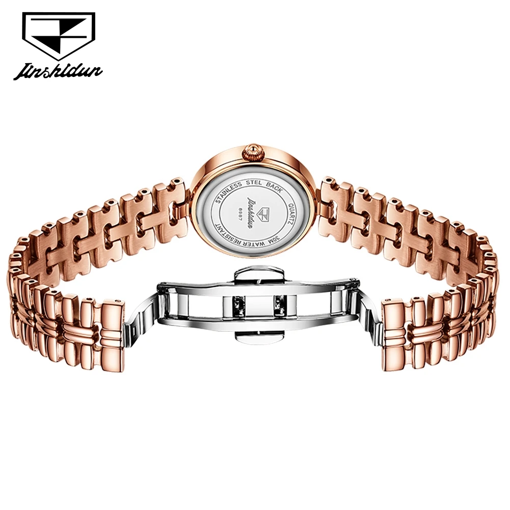 JSDUN 8987 Watches For Woman Luxury Elegant Import Quartz Watch Stainless Steel Ladies Date Watches Clock Reloj Mujer - Image 5