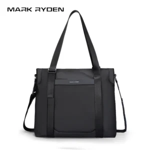MARK RYDEN Men's Tote Bag, Water-Repellent Laptop Handbag with YKK Zipper, Multi-pocket Anti-Theft Shoulder Bag