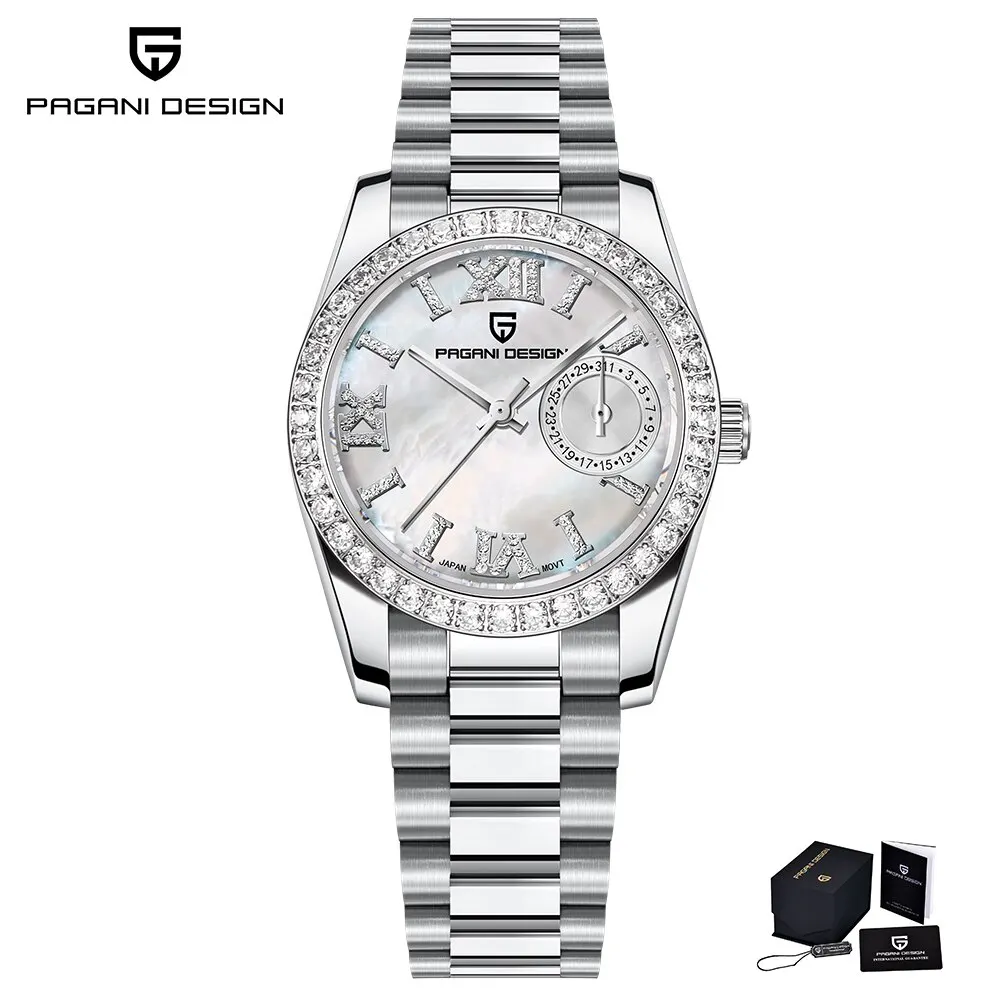 PAGANI DESIGN 2026 New 32MM Women's Wristwatch Elegant Luxury Quartz Watch For Women Fashion Waterproof Watches Sapphire Clock - Image 9
