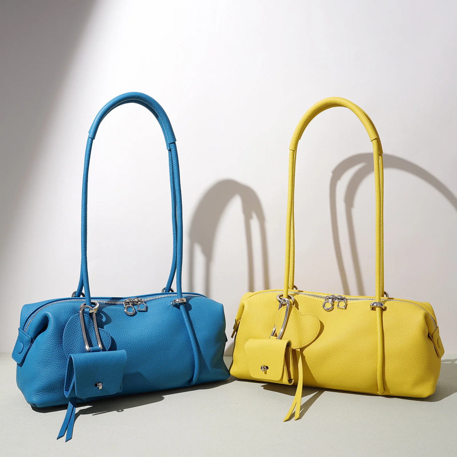 Women 100% First Layer Cowhide Underarm Bag Genuine Leather Shoulder Tote Handbag - Image 3