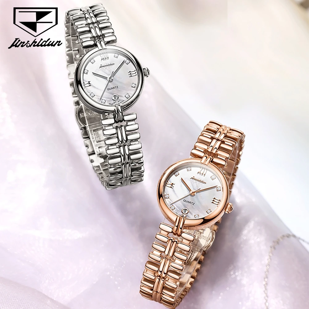 JSDUN 8987 Watches For Woman Luxury Elegant Import Quartz Watch Stainless Steel Ladies Date Watches Clock Reloj Mujer - Image 2