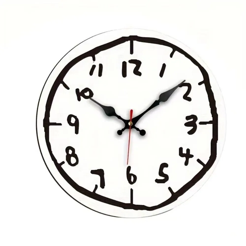 30cm Size Digital Wall Clock Cartoon Design Special Design Silent Wall Clock Round Shape Silent Mechanism Hanging Wall Clock - Image 9
