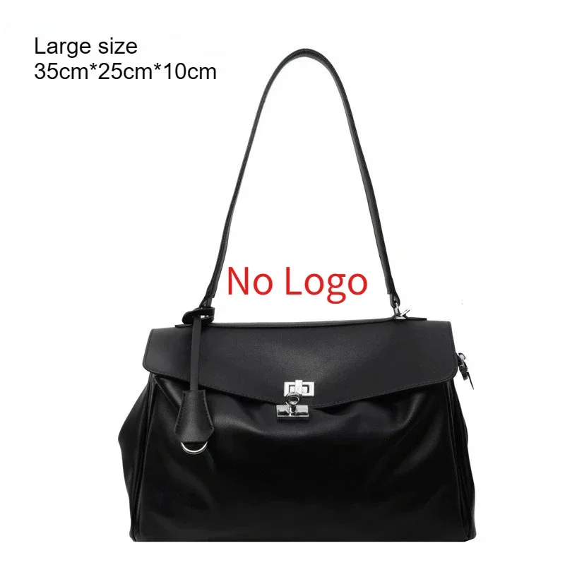 New Stylish Large-capacity Platinum Bag, Women's Casual Versatile Commuting Crossbody Bag, Modern Neutral Business Handbag - Image 7
