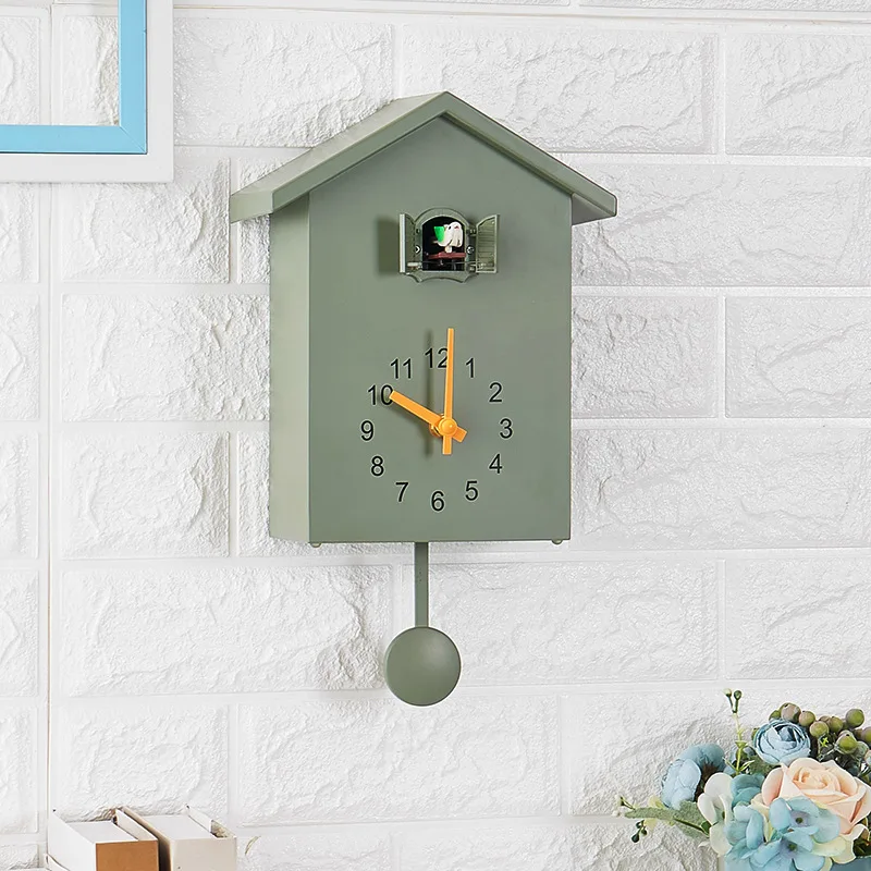 20x25cm Cuckoo Quartz Wall Clock Modern Bird Home Living Room Hanging Watch Horologe Clocks Timer Office Home Decoration Gifts - Image 10