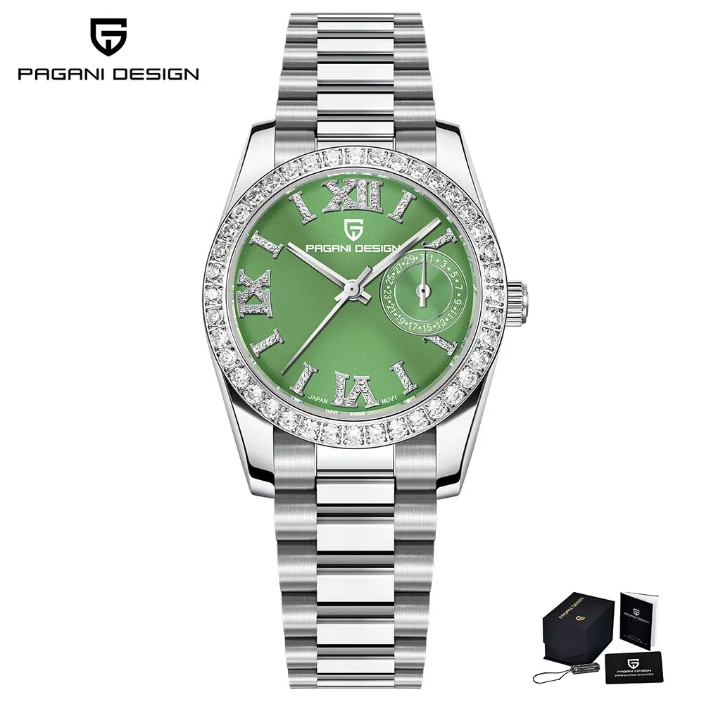 PAGANI DESIGN 2026 New 32MM Women's Wristwatch Elegant Luxury Quartz Watch For Women Fashion Waterproof Watches Sapphire Clock - Image 8