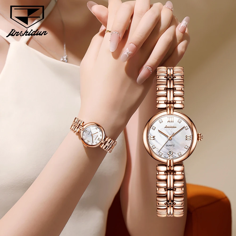 JSDUN 8987 Watches For Woman Luxury Elegant Import Quartz Watch Stainless Steel Ladies Date Watches Clock Reloj Mujer - Image 3