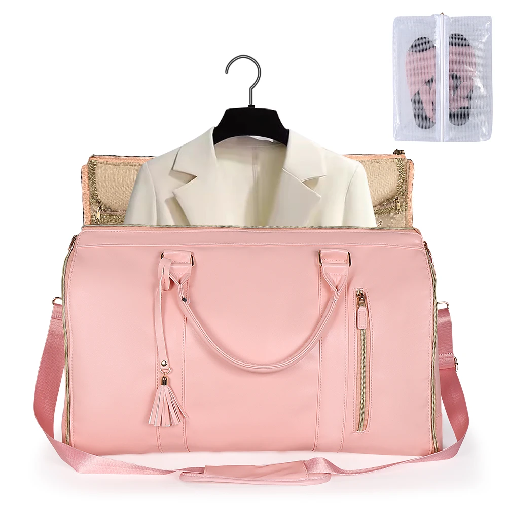 New Foldable Handbag Women's Travel Clothes Totes Large Capacity Luggage Handbag Sport Outdoor Fitness Multi Function Organizer - Image 8