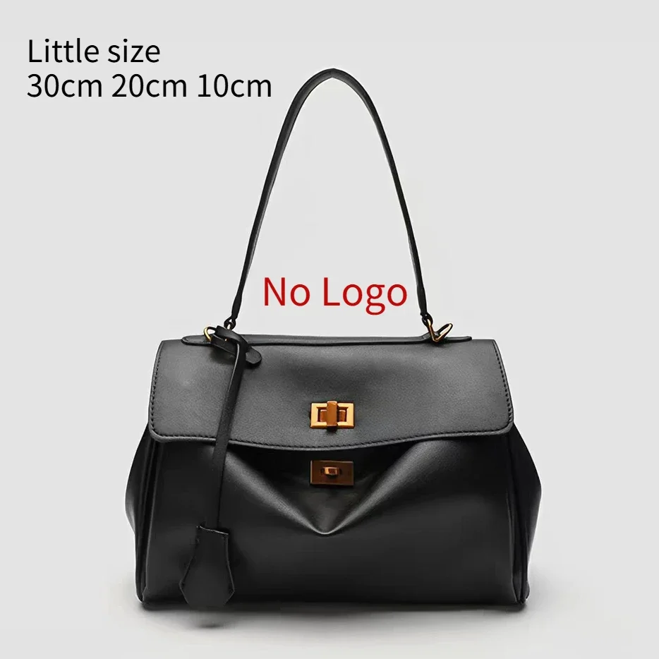 New Stylish Large-capacity Platinum Bag, Women's Casual Versatile Commuting Crossbody Bag, Modern Neutral Business Handbag - Image 10