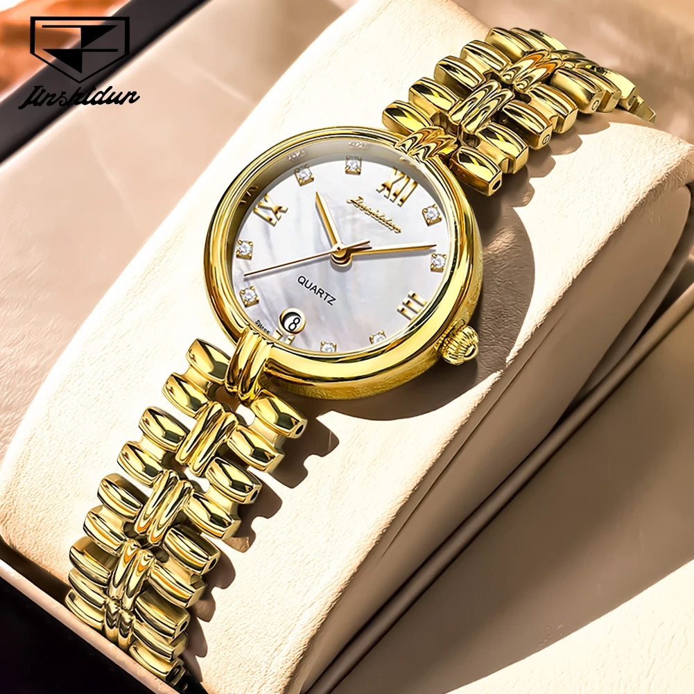 JSDUN 8987 Watches For Woman Luxury Elegant Import Quartz Watch Stainless Steel Ladies Date Watches Clock Reloj Mujer - Image 9