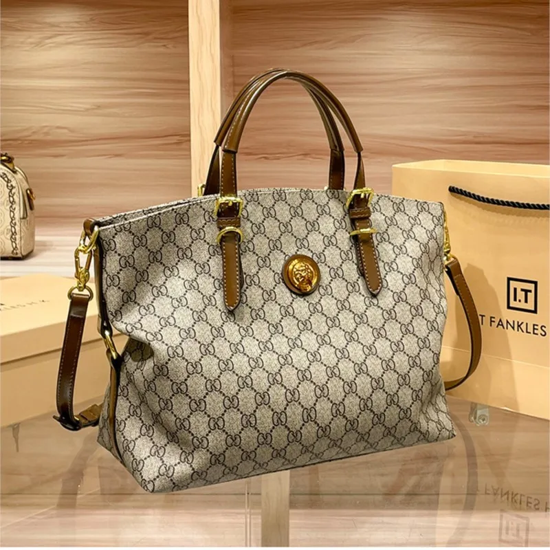 Ladies' Light Luxury Handbag 2025 New High-End Designer Fashion Retro Handbag Shoulder Bag Large Capacity Crossbody Bag Tote Bag - Image 7