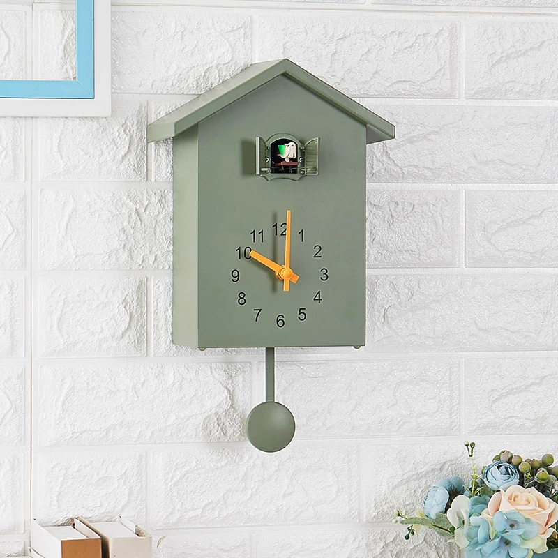 20x25cm Cuckoo Quartz Wall Clock Modern Bird Home Living Room Hanging Watch Horologe Clocks Timer Office Home Decoration Gifts - Image 6