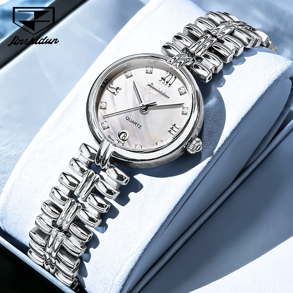 JSDUN 8987 Watches For Woman Luxury Elegant Import Quartz Watch Stainless Steel Ladies Date Watches Clock Reloj Mujer - Image 8