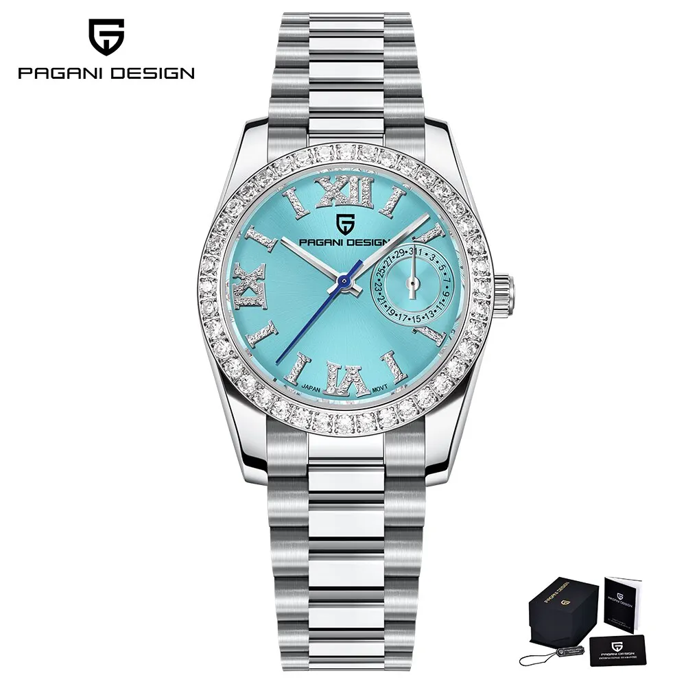PAGANI DESIGN 2026 New 32MM Women's Wristwatch Elegant Luxury Quartz Watch For Women Fashion Waterproof Watches Sapphire Clock - Image 7