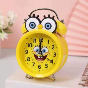 SpongeBob SquarePants Alarm Clock Creative High-value Cartoon Silent Student-specific Large Ringtone Wake Up Artifact Clock Gift