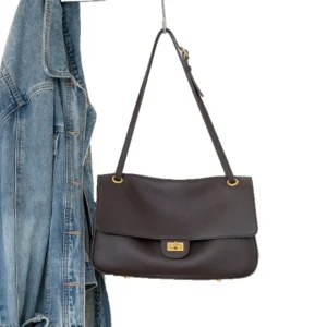 Women's Genuine Grade Cow Leather Shoulder Crossbody Bag Luxury Designer Ladeis Underarm Bag High Quality Cowhide Messenger Bag