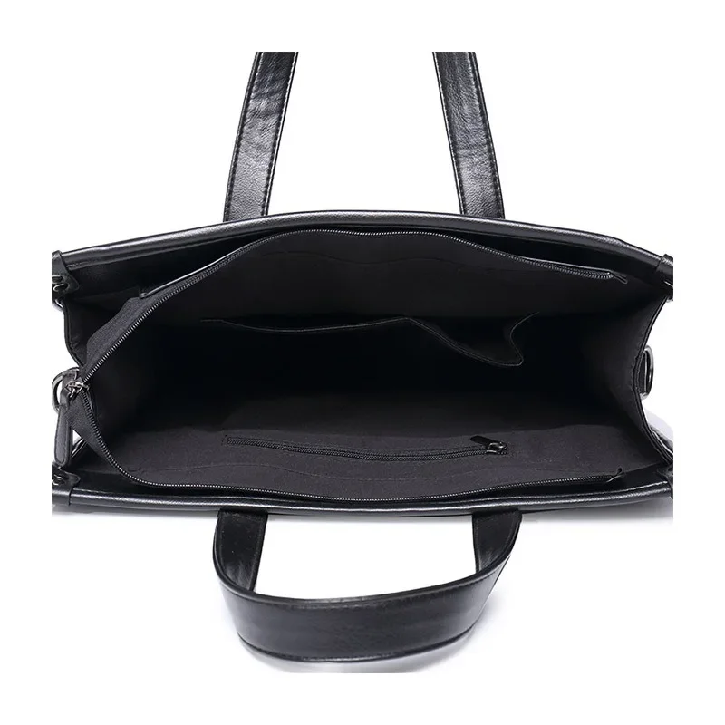 Luxury Men Handbags With Shoulder Strap Crossbody Bag Men Large Capacity Top-Handle Bags Business Laptop Bag Satchels Briefcases - Image 5